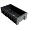 Alfi Brand 33" Black Matte Reversible Smooth/Fluted Sgl Bowl Fireclay Farm Sink AB3318HS-BM - alternate 6